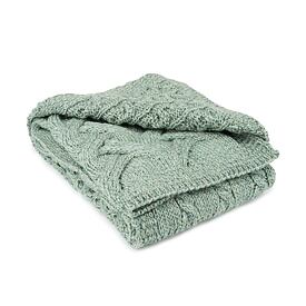 Pled din lână pentru copii Supersoft Merino turcoaz