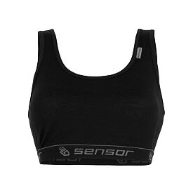 Sutien funcțional pentru femei - Sensor Merino Active - negru