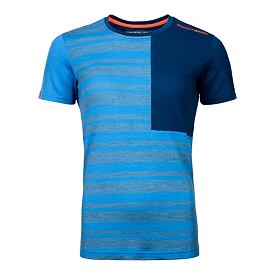 Tricou pentru femei Merino 185 Rock'n'Wool Short Sleeve Ortovox - Sky Blue