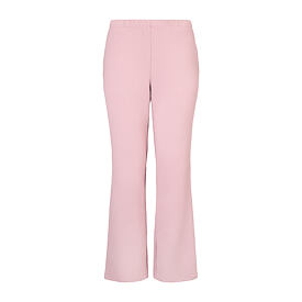 Pantaloni de damă de trening din bumbac cu bandă elastică roz