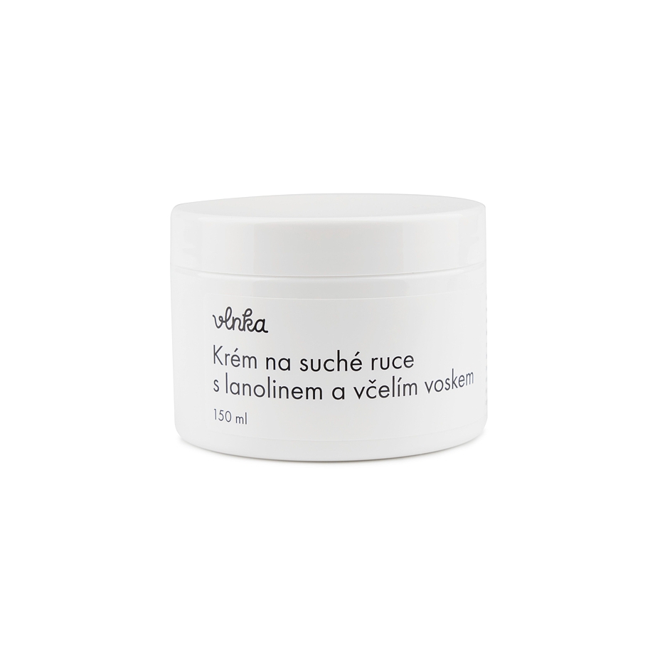 Cremă de mâini uscată cu lanolină și ceară de albine Vlnka 150 ml
