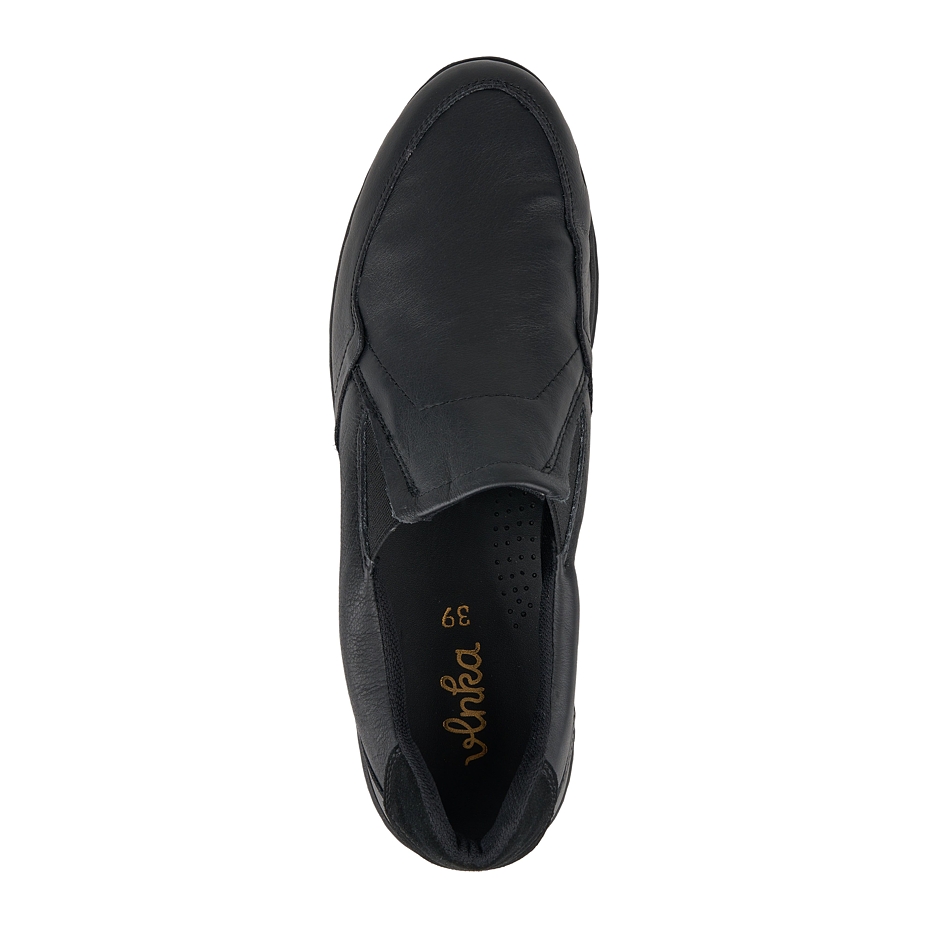 Botine de damă din piele Alice negru