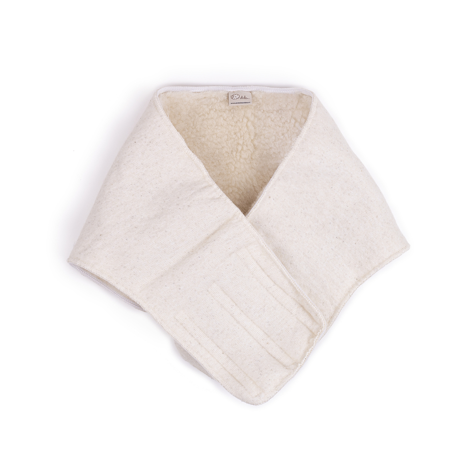 Centură lombară elastică din lână merino cu velcro
