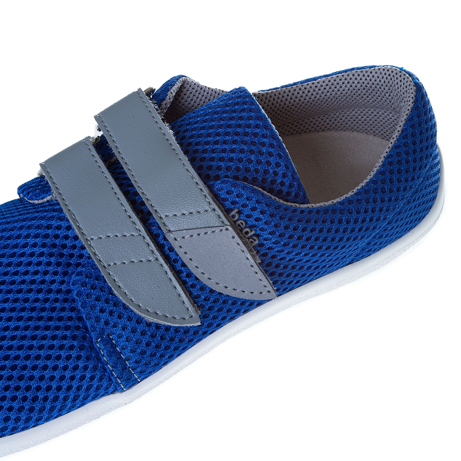 Teniși barefoot respirabili cu velcro pentru copii Beda albastru