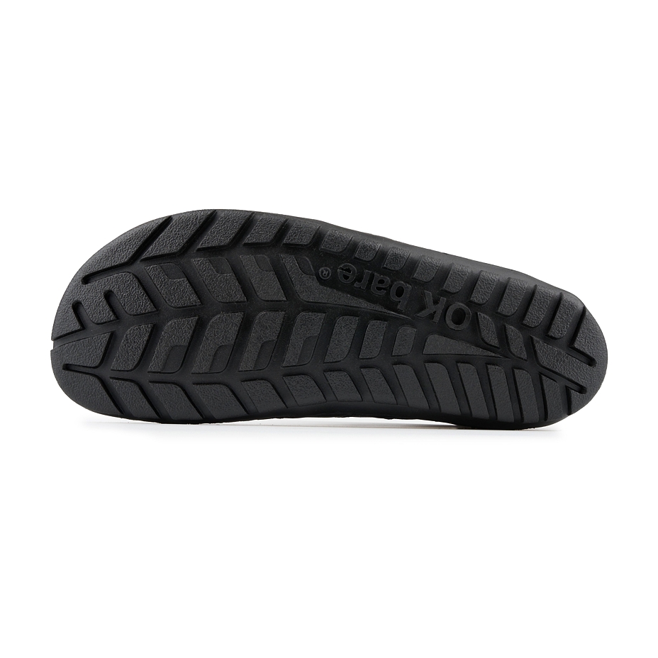 Botine barefoot de damă din piele Devon negru