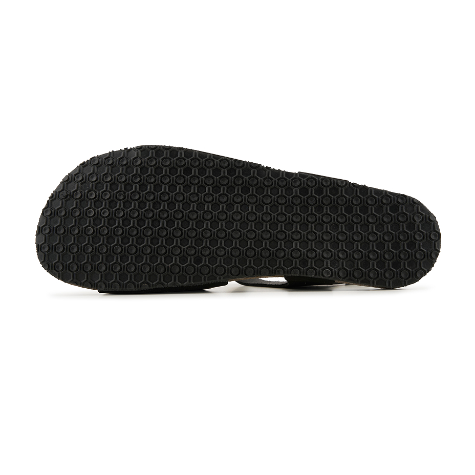 Sandale barefoot din piele pentru bărbați Mika, negru