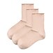 3 perechi de șosete medicale din bumbac fără elastic bej