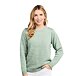 Pulover de damă Supersoft Merino cu decolteu rotund turcoaz